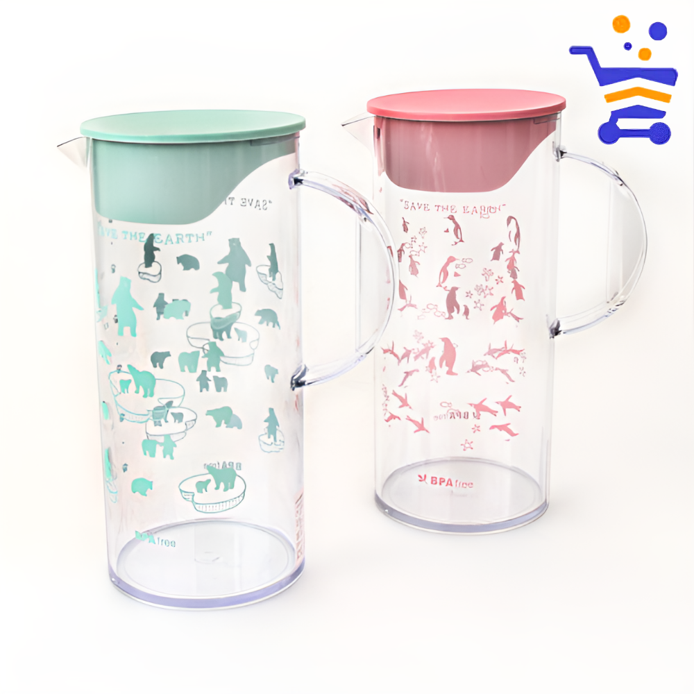국산 세척편한 업소용 대형 물병 1.6L 냉장고 카페 식당 심플 물통 보틀 - 상품 이미지