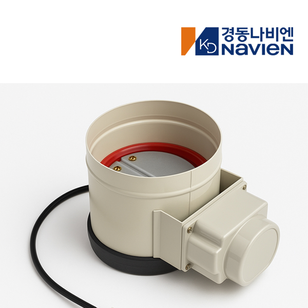 3핀 3선식 전기식 레인지 슬림 통 침니 후드 연동 전동 밀페 댐퍼 - 상세 이미지 2