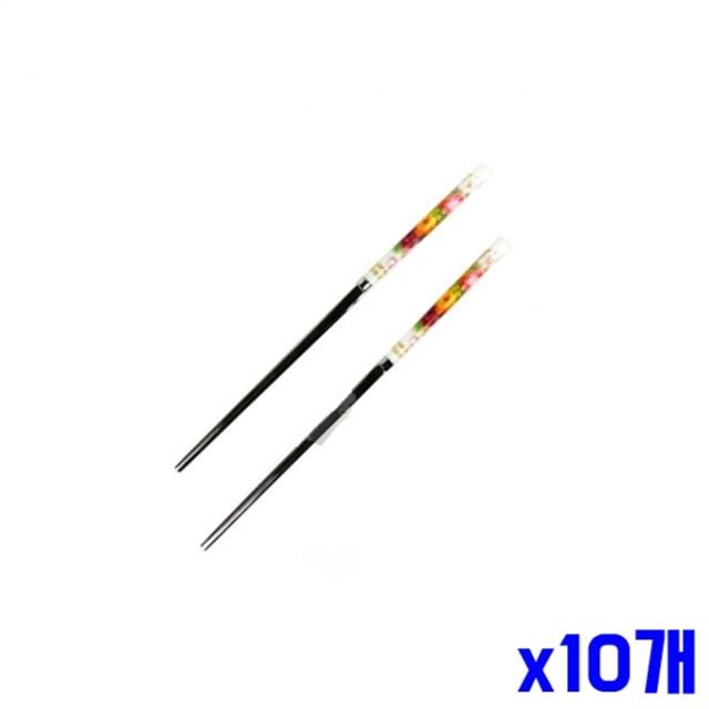 스텐 어린이용 젓가락 x10개 주방잡화 주방용품 - 상품 이미지