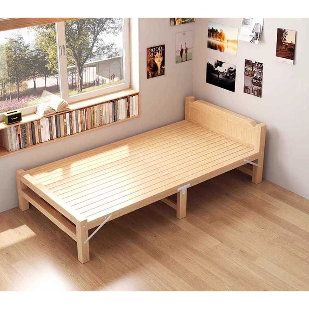 폴딩 평상 베드 접이식 이동식 실내외 다용도 침대 80cm 세로형 - 상품 이미지