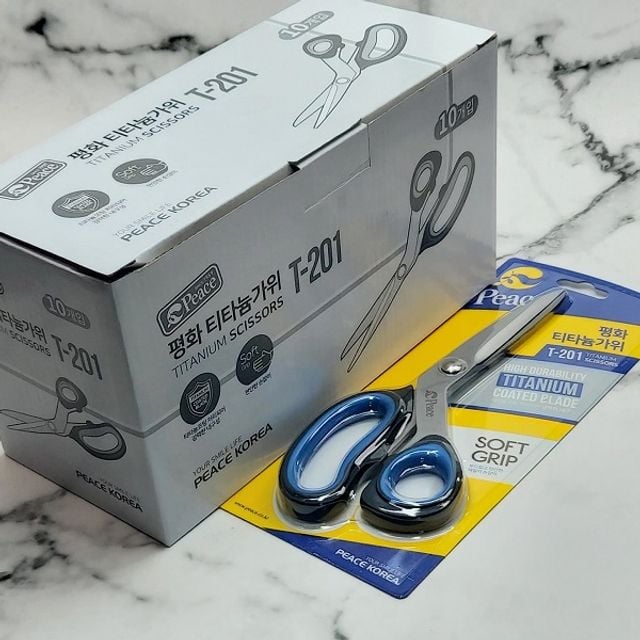 피스코리아 티타늄 코팅처리고급가위-대 208mm 10개입 - 상품 이미지
