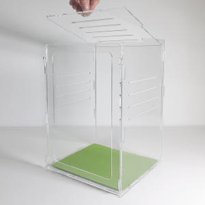 도마뱀 사육장 크레스티드 게코 아크릴 조립식 케이지 20x20x30 솔직 후기 | 실제 사용자 리뷰 총정리 - 상품 이미지 1