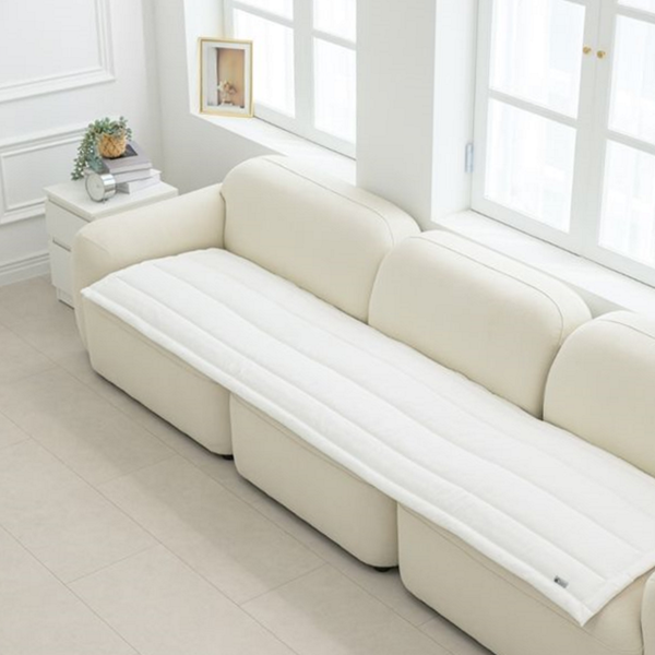 두꺼운 두툼 소파 패드 토퍼 4인용 소파 패드 거실 그레이