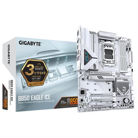 GIGABYTE B850 EAGLE ICE 제이씨현 AM5 소켓 메인보드