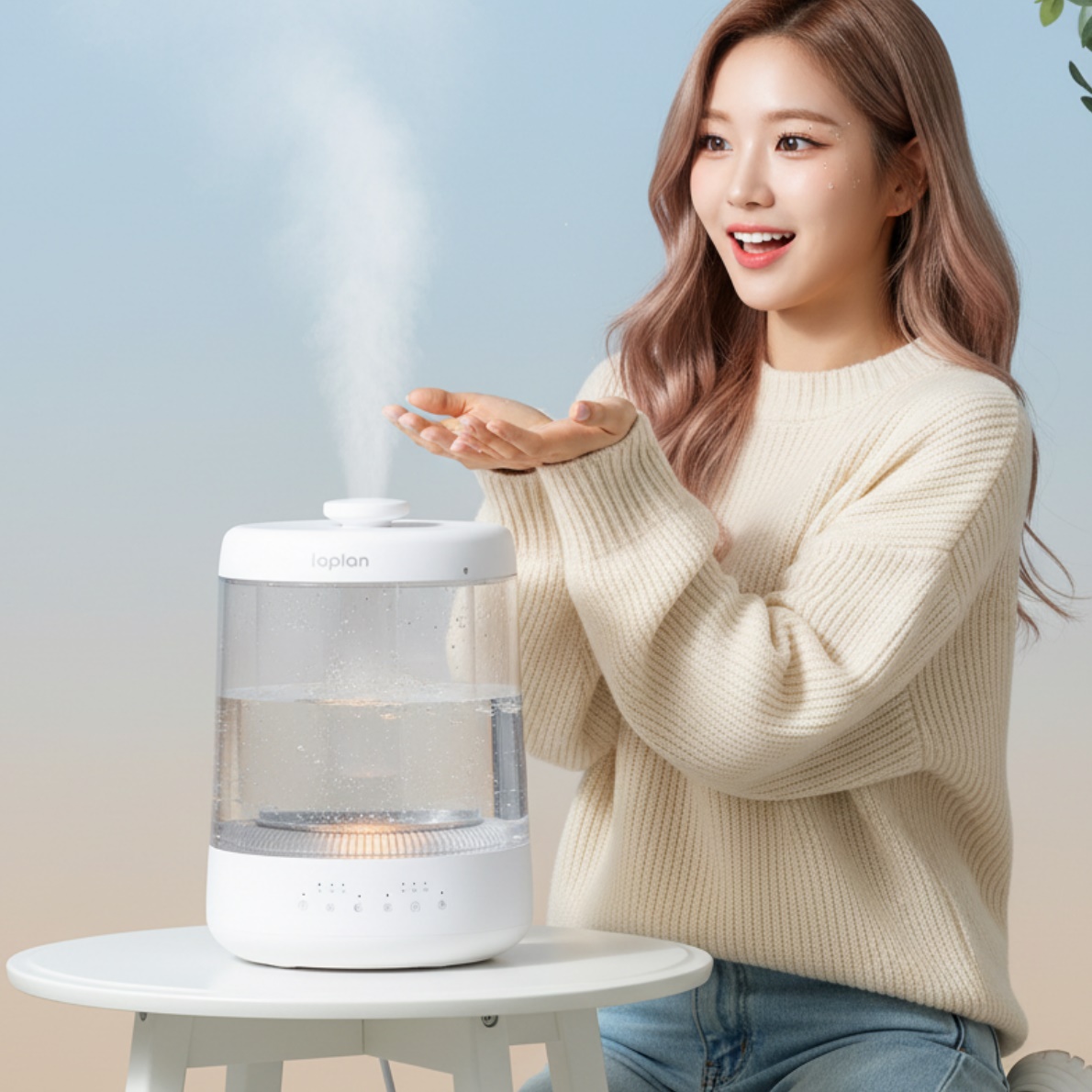 물멍 가습기 원룸 안방 가습기 거실용 작은 아이방 가습기 - 상품 이미지