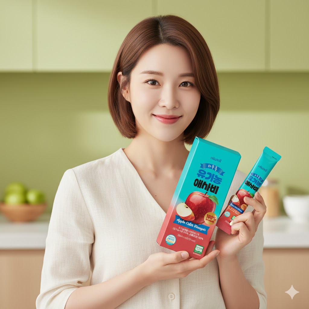 HACCP 사과초모식초 애사비 20ml 14포 - 메인 이미지