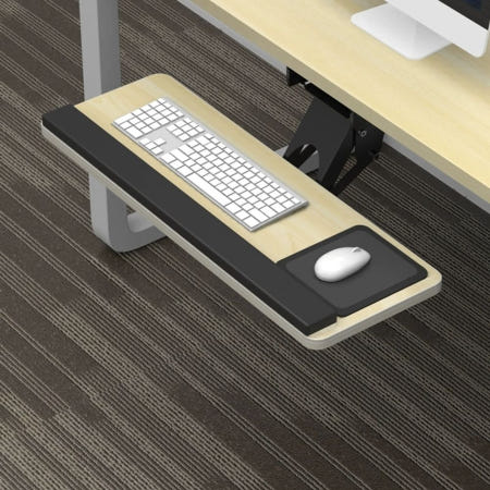 키보드트레이 슬라이드 거치대 책상 공간활용 키보드 연장