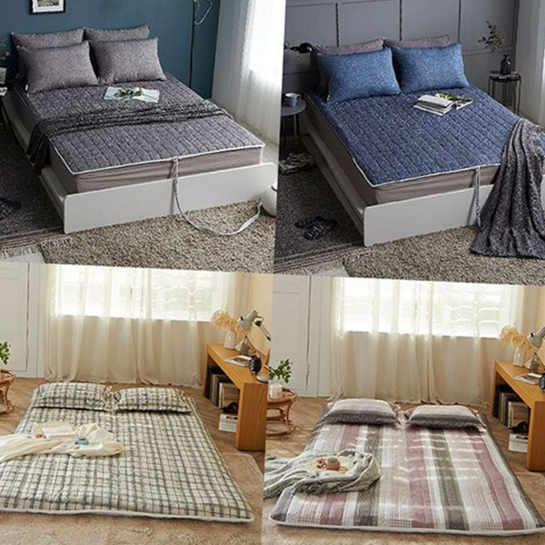 체스 누빔 매트 커버 싱글 세미 마이크로 화이바 커버 폴리에스테르