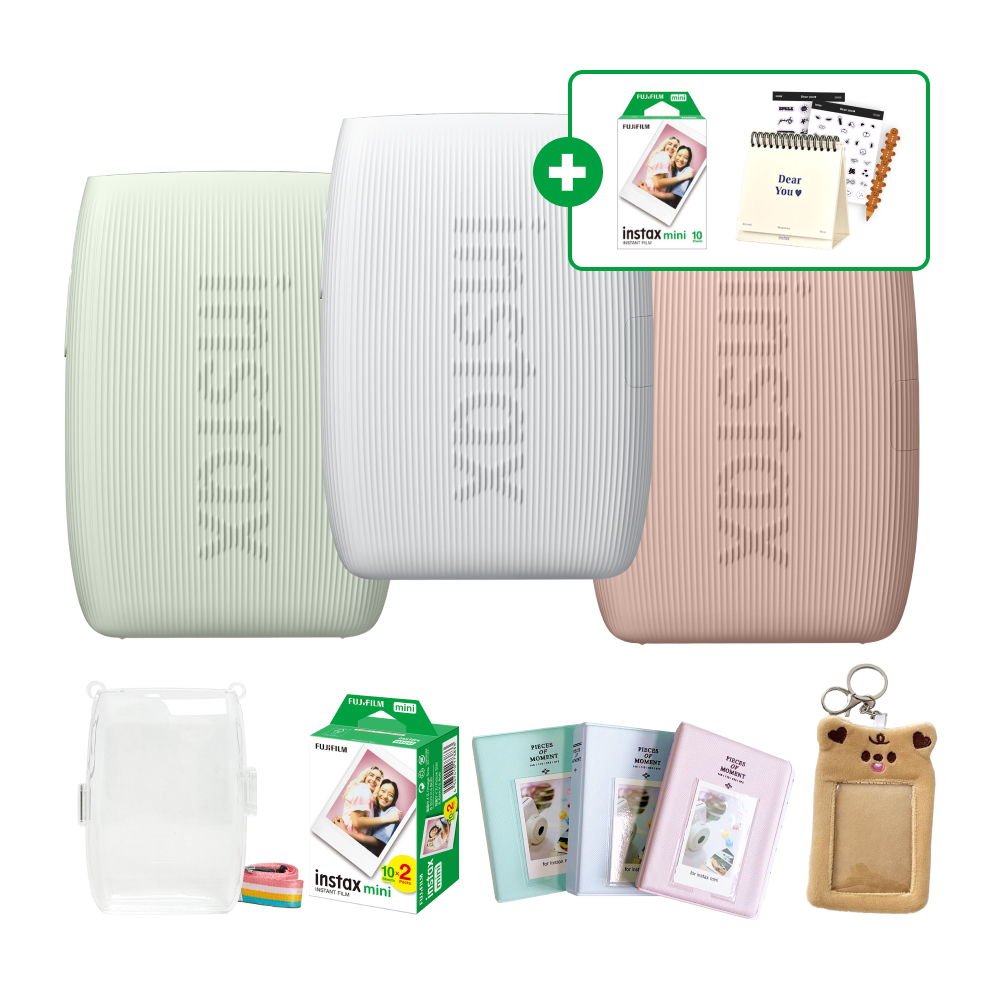 인스탁스 미니링크3 포토프린터+필름20매+투명케이스+선물SET - 상품 이미지