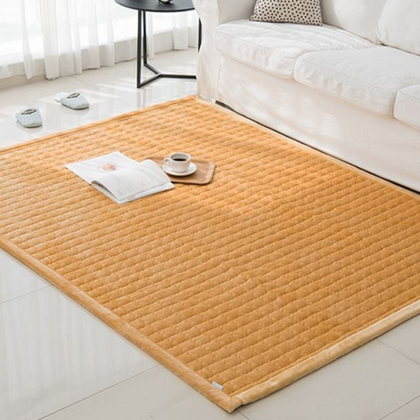 부드러운 극세사 카페트 두툼한 거실 패드 5mm 밍크 겨울 바닥