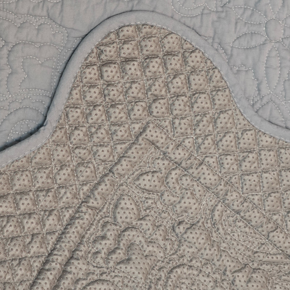 홈집합 순면 퀼팅 쇼파패드 논슬립 거실용 사계절 패브릭패드 차콜그레이, 돌침대용