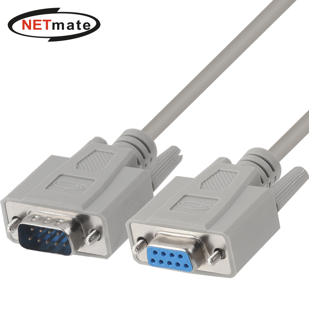 강원전자 넷메이트 9핀 M/F NULL MODEM 케이블 1.5m NMC-SFM15 - 메인 이미지