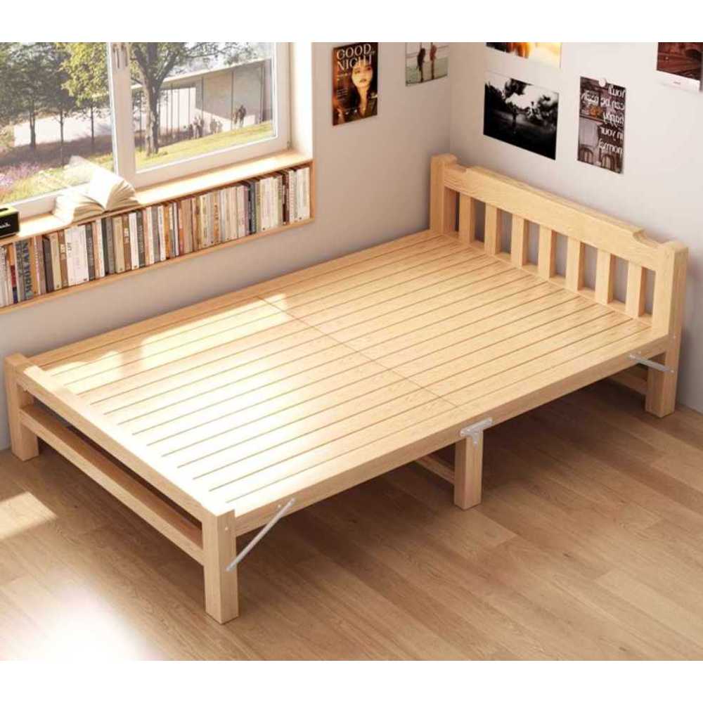폴딩 평상 베드 접이식 이동식 실내외 다용도 침대 80cm 세로형 - 상세 이미지 5