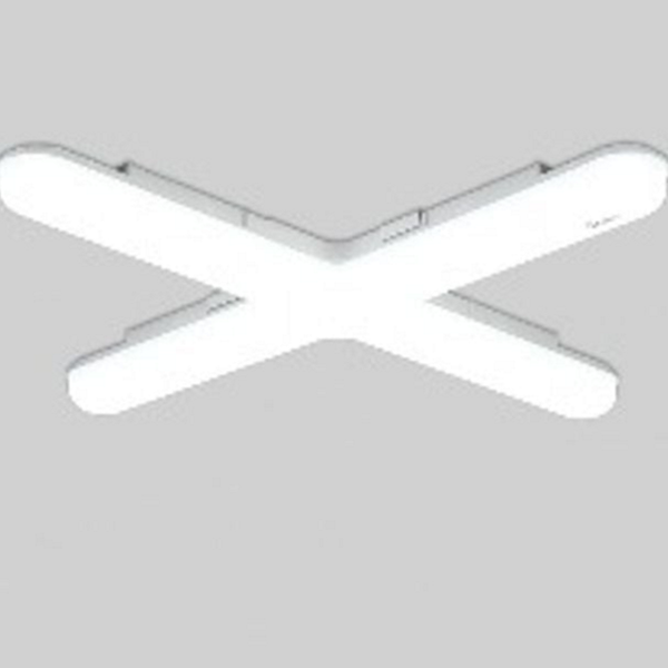 플러스 led 십자등 60w 주광색 led 형광등 십자등 조명 국산 - 상품 이미지