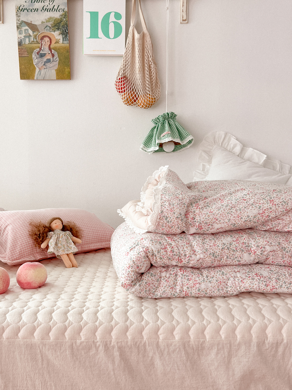 프리미엄 토끼정원 쁘띠토숀 모달100 사계절 차렵이불 3종 풀세트 10%