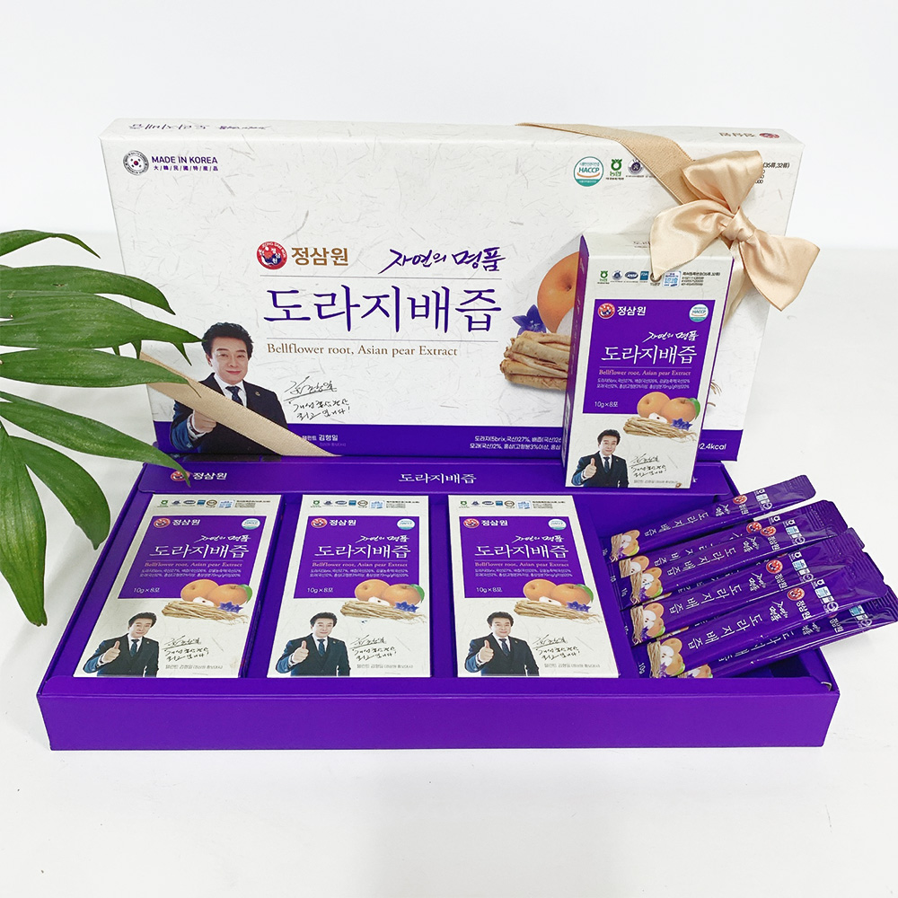 배도라지청 스틱 홍삼 도라지고 배도라지즙 진액 만들기 국내산 30포 - 상품 이미지