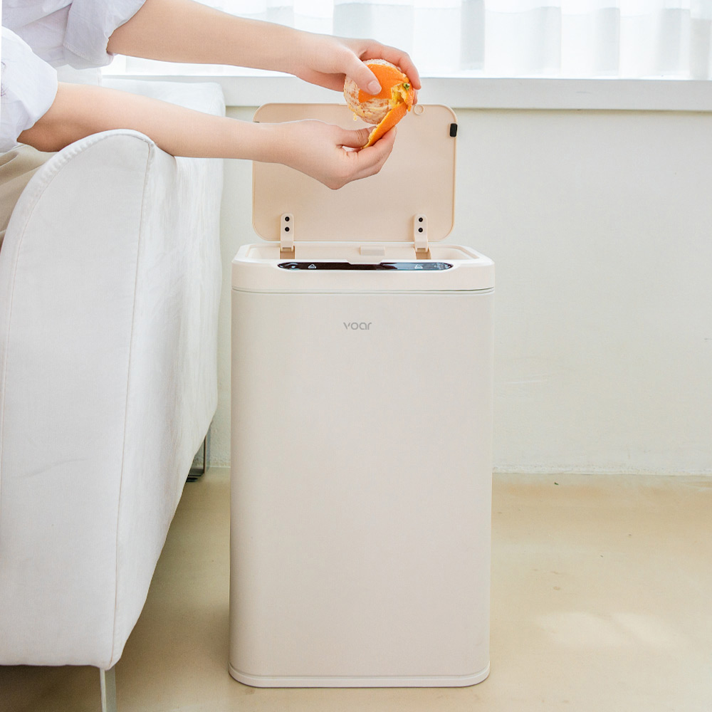 보아르 컴플릿 20L 자동 쓰레기통 스마트 센서 냄새 차단 기저귀 종량제 밀폐 휴지통 - 상품 이미지
