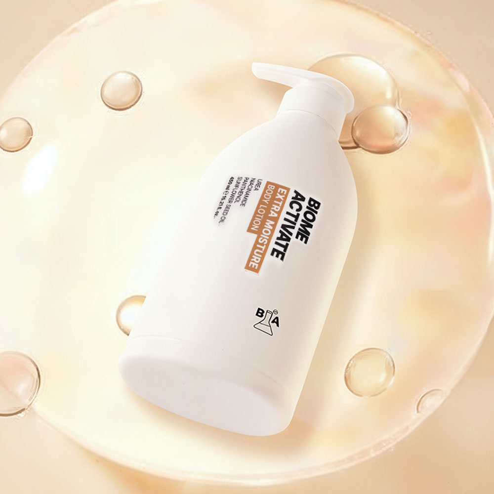 [바액] 엑스트라 모이스처 바디 로션 [450ml] 올인원멀티유즈 우레아 나이아신아마이드 판테놀 고보습 마일드 저자극 닭살피부