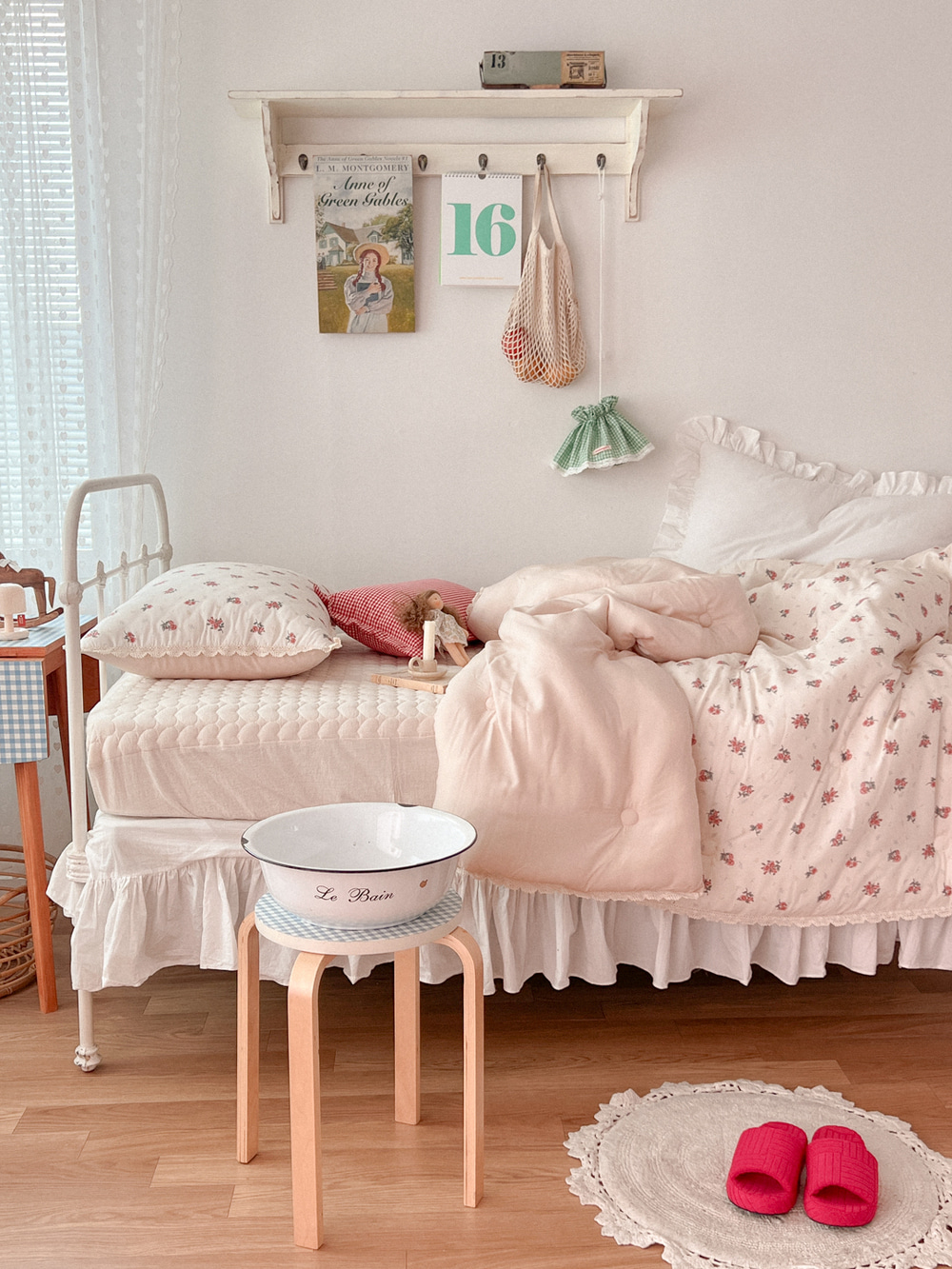 프리미엄 로즈베일리 쁘띠토숀 모달100 사계절 차렵이불 3종 풀세트 10%