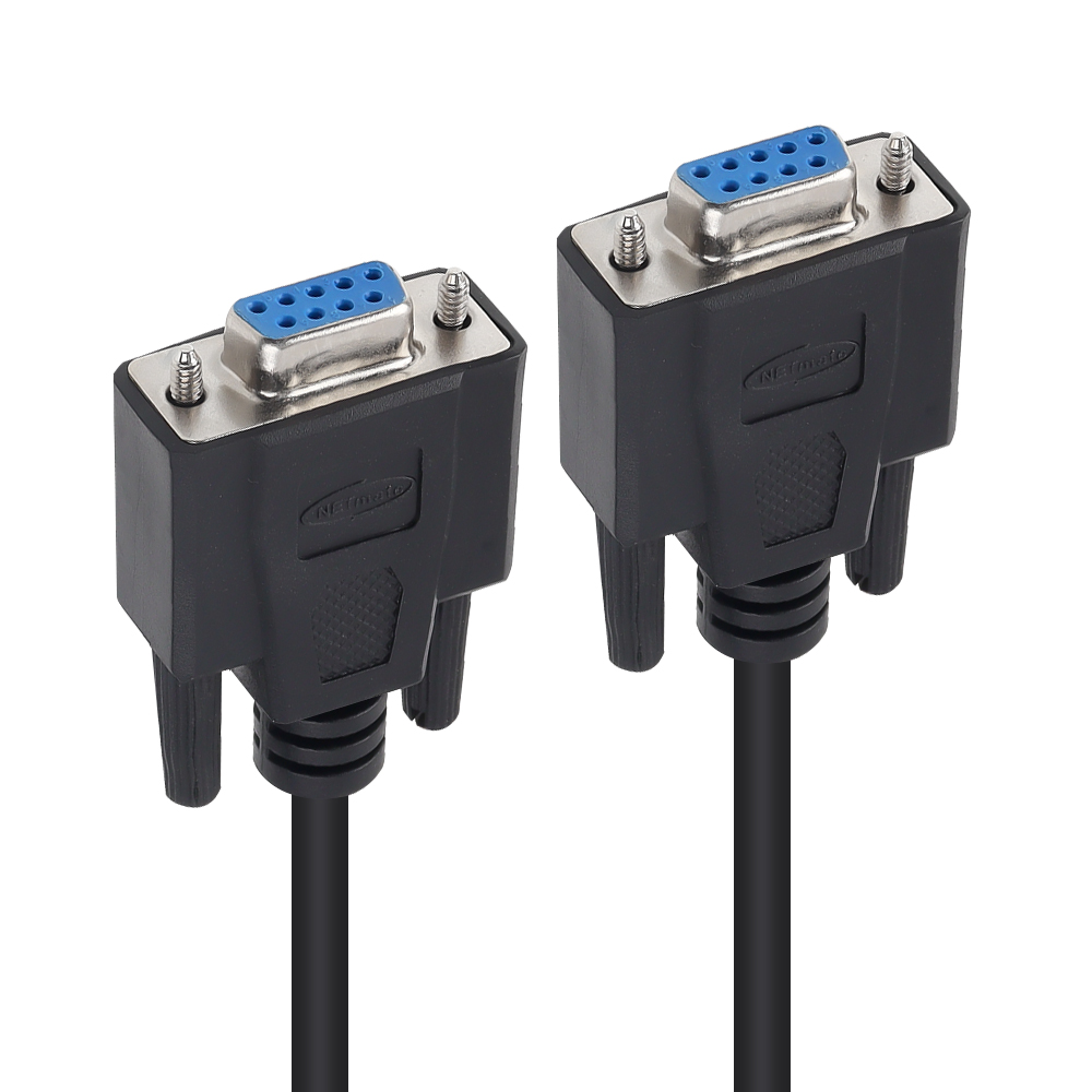 강원전자 넷메이트 9핀 F/F NULL MODEM 케이블 1.5m (블랙) NMC-SFF15B - 상세 이미지 3