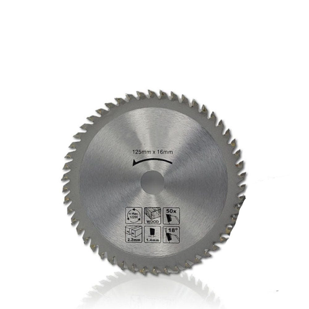 목재절단 60날 카바이드 팁 125MM 목공 5IN 원형톱날 - 메인 이미지