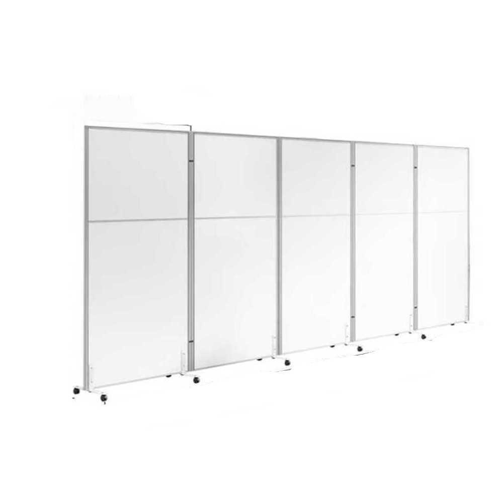 사무용 파티션 가림막 공간분리 이동식 인테리어 1m x 2m (패널+액세서리) - 상품 이미지