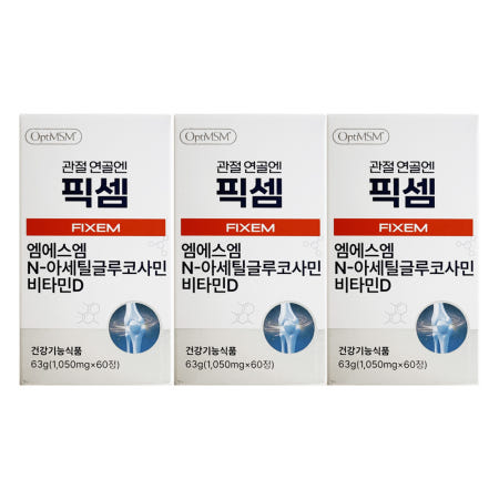 관절 연골엔 픽셈 1050mg x 60정 3개