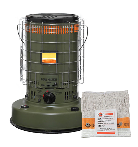 토요토미 기어 미션 세트 캠핑 등유 난로 동계 신형 KS-GE67 그린