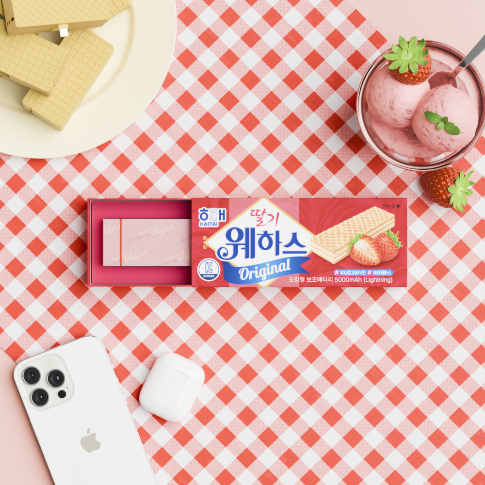 미니덕트 웨하스 도킹형 미니 고속 보조배터리 5000mAh 이미지 7