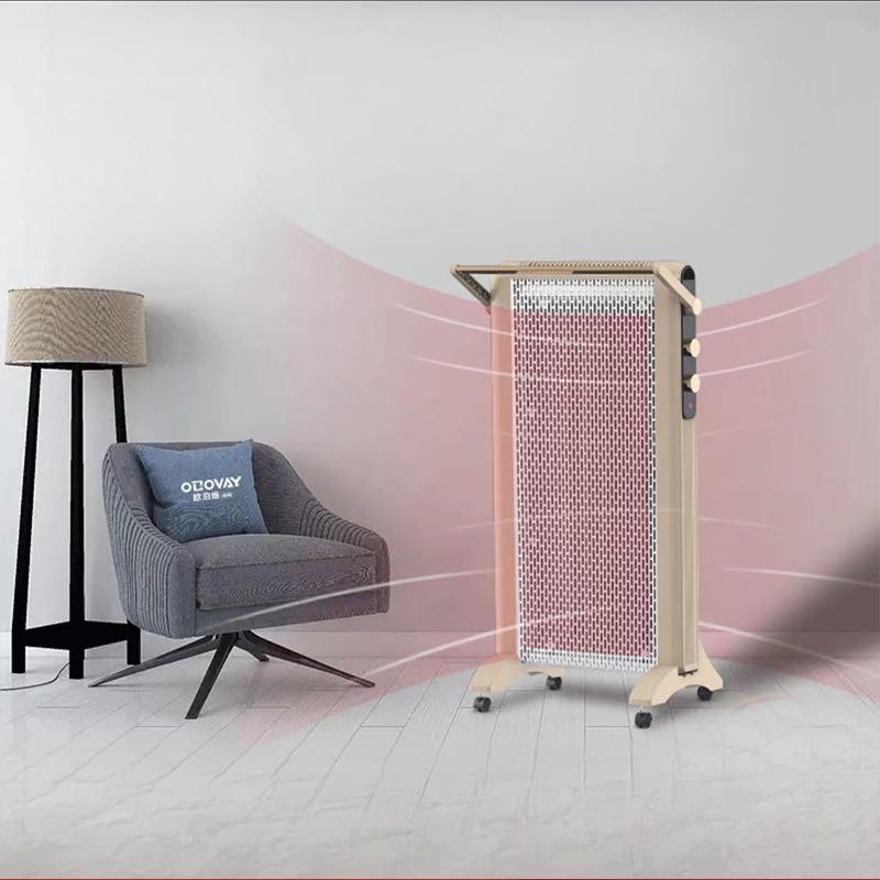 (스마트컨트롤) 3방향 에너지 절약형 넓은 면적 커버 2200w 이동식 실내 온풍기 난방기 히터 사무실 가정용 - 상세 이미지 3