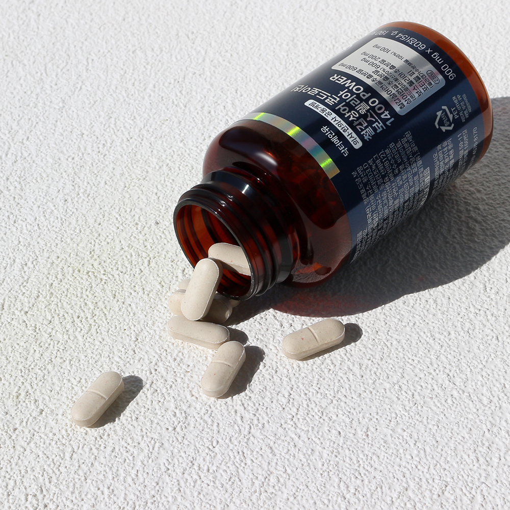 철갑상어 콘드로이친 보스웰리아 1400 파워 상어연골 6형 CS6 C6S 60정, 3개