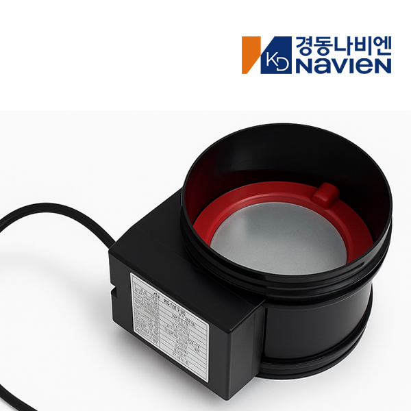 3핀 3선식 전기식 레인지 슬림 통 침니 후드 연동 전동 밀페 댐퍼 - 메인 이미지