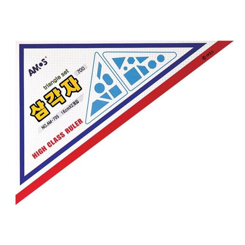 아모스 700삼각자 16cm AM-705 - 37194 - 상품 이미지