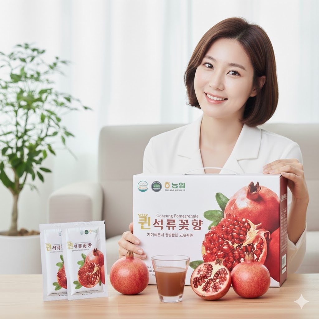 퀸 석류꽃향 고흥 석류즙 80ml 30포 - 상품 이미지