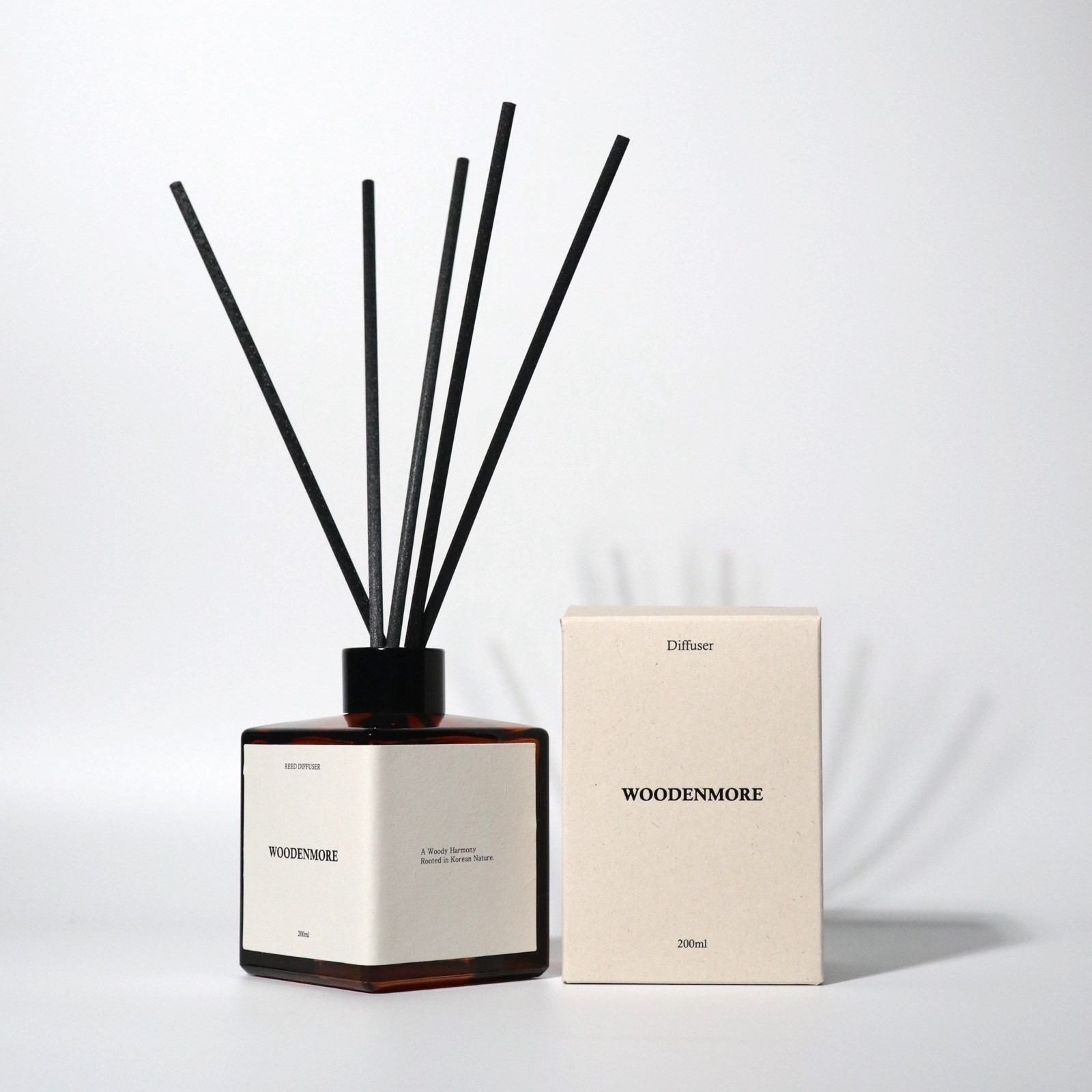 우든모어 리드디퓨저 히노끼(편백나무), 200ml, 1개 - 상품 이미지
