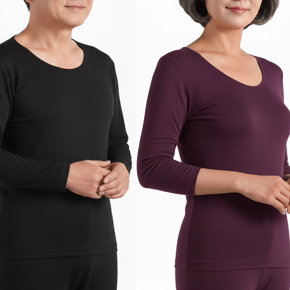 국산 남녀 초극세사 기모 상하 내의 내복 기모내의 국산내의 엄마 선물 할머니 겨울 용품 - 상품 이미지