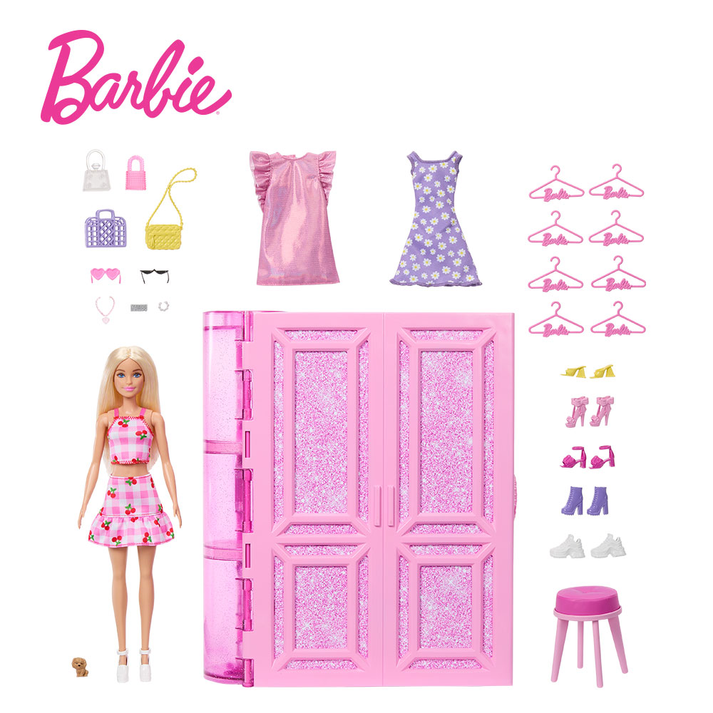 [BARBIE] 바비 패션 드림 옷장 액세서리 세트 패션인형 코디놀이 스타일링 여아선물 이미지 6