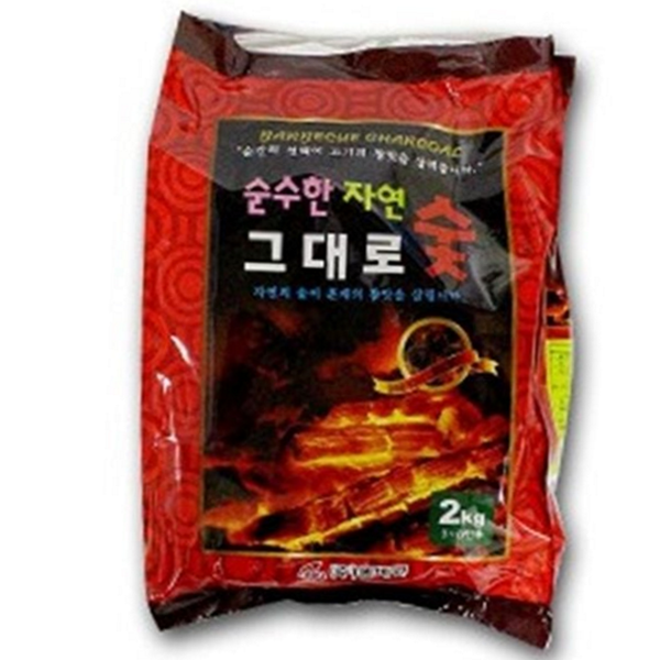 참나무 숯불 구이용 바베큐 바베큐용 캠핑용 훈연 차콜 - 상품 이미지