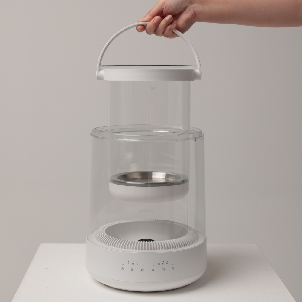 아기 가습기 저소음 유리 대용량 끓이는 유아 가습기