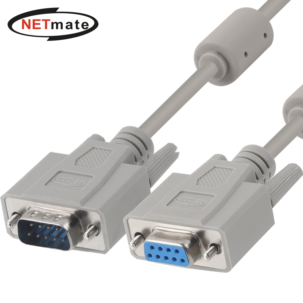강원전자 넷메이트 9핀 M/F NULL MODEM 케이블 10m NMC-SFM100 - 메인 이미지