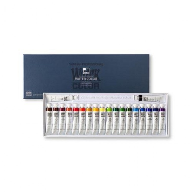 신한전문가용 수채물감 20색12ml Tubes/w.c - 상품 이미지