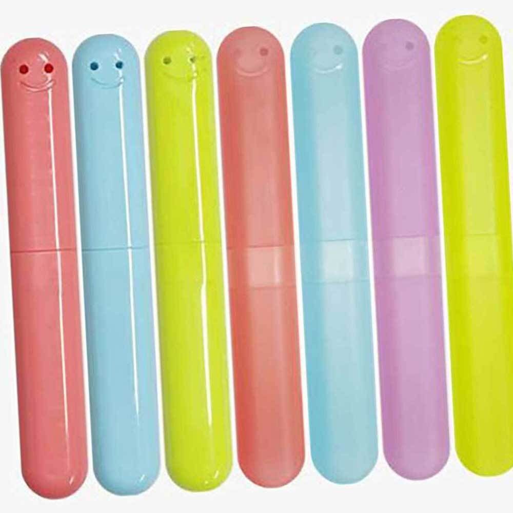 칫솔통 휴대 휴대용 스마일 칫솔케이스 - 상품 이미지