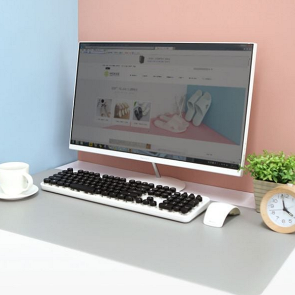 데일리 듀얼 데스크 패드 인테리어 와이드 데스크 패드 가죽 양면 - 메인 이미지
