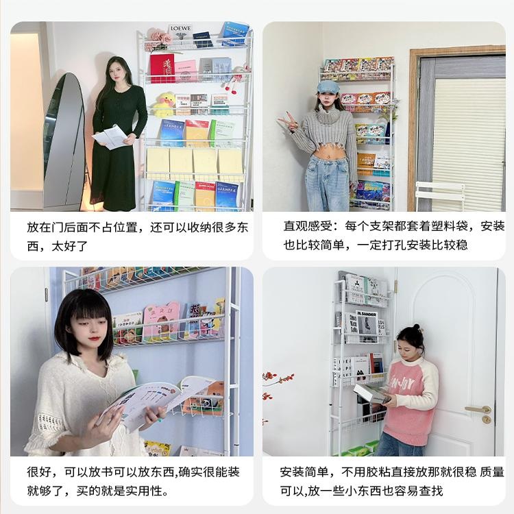문뒤 얇은 틈새 수납장 다용도 폭좁은 좁은 도어 슬림 서랍장 활용 정리 인테리어 일반 50x90x1880cm - 상세 이미지 3