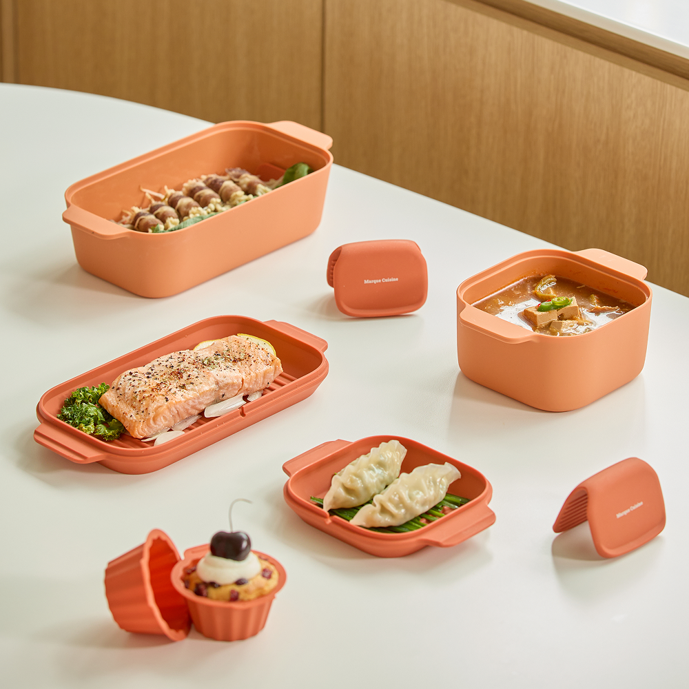 마르쿠진 스팀팝 전자레인지 실리콘 멀티 생선 찜기 찜발 1200ml - 상세 이미지 4