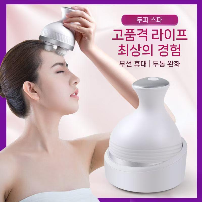 고양이마사지기 브러시 뒷목 애견 애완동물 반려동물 롤링볼 블루 클래식 (핸드 헬드) - 상세 이미지 3