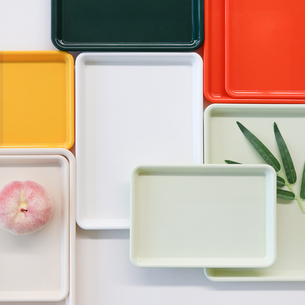 니드코 코지트레이 홈 카페 식당 미니 사각 국내제작 쟁반 1호 제품 이미지