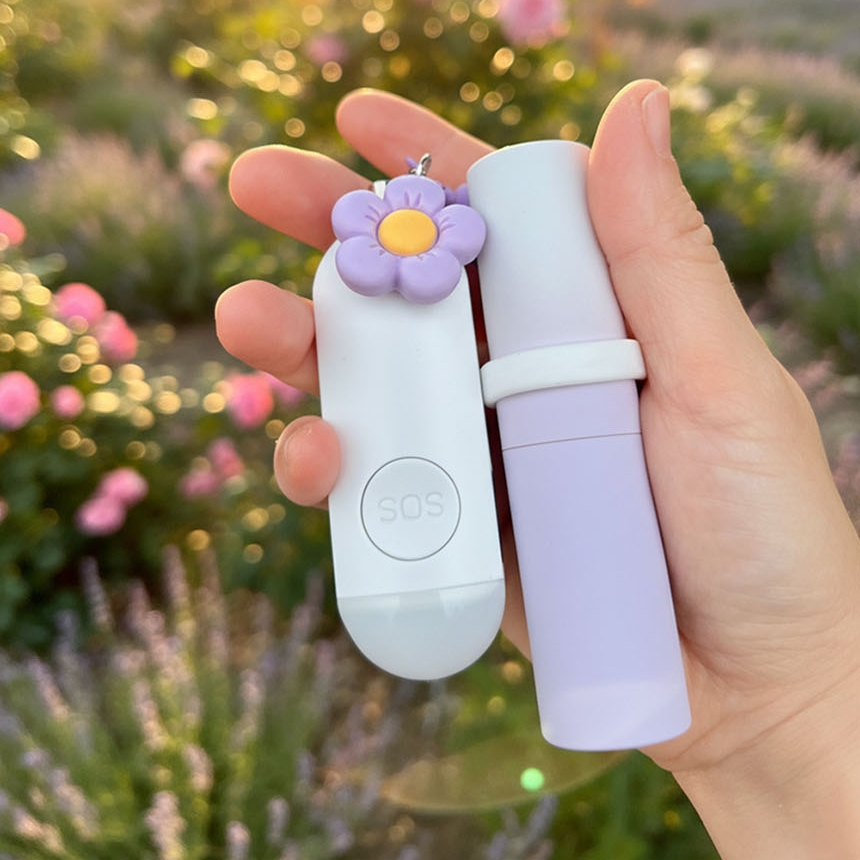 여자친구 선물 SET 키링 호신용 스프레이 경보기 쿠보탄 5종 휴대용 무기 2color - 상세 이미지 2
