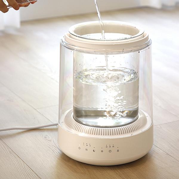 무드등 가열식가습기 가정용 사무실용 살균 세척편한 가습기 4L