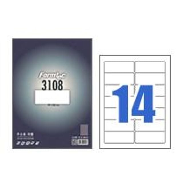한국폼텍 주소용라벨 LQ-3108 20매 - 메인 이미지